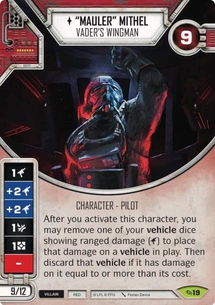 "Mauler" Mithel - Vader's Wingman — Across the Galaxy card