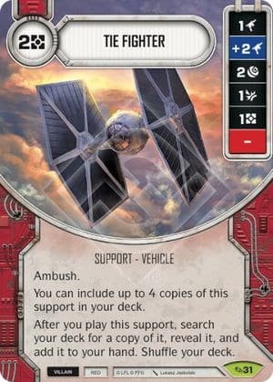 TIE Fighter — Across the Galaxy card