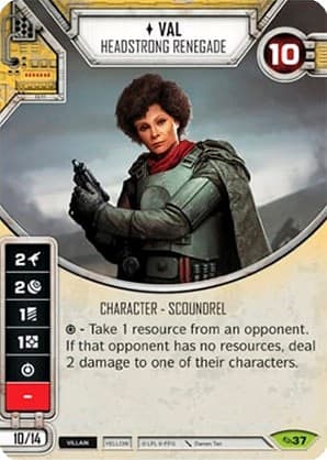 Val - Headstrong Renegade — Across the Galaxy card