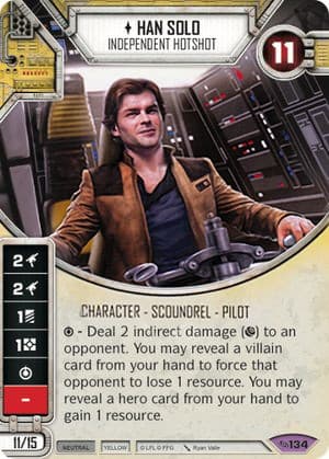 Han Solo - Independent Hotshot — Across the Galaxy card