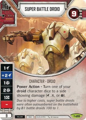 Super Battle Droid — Across the Galaxy card