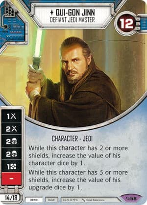 Qui-Gon Jinn - Defiant Jedi Master — Across the Galaxy card