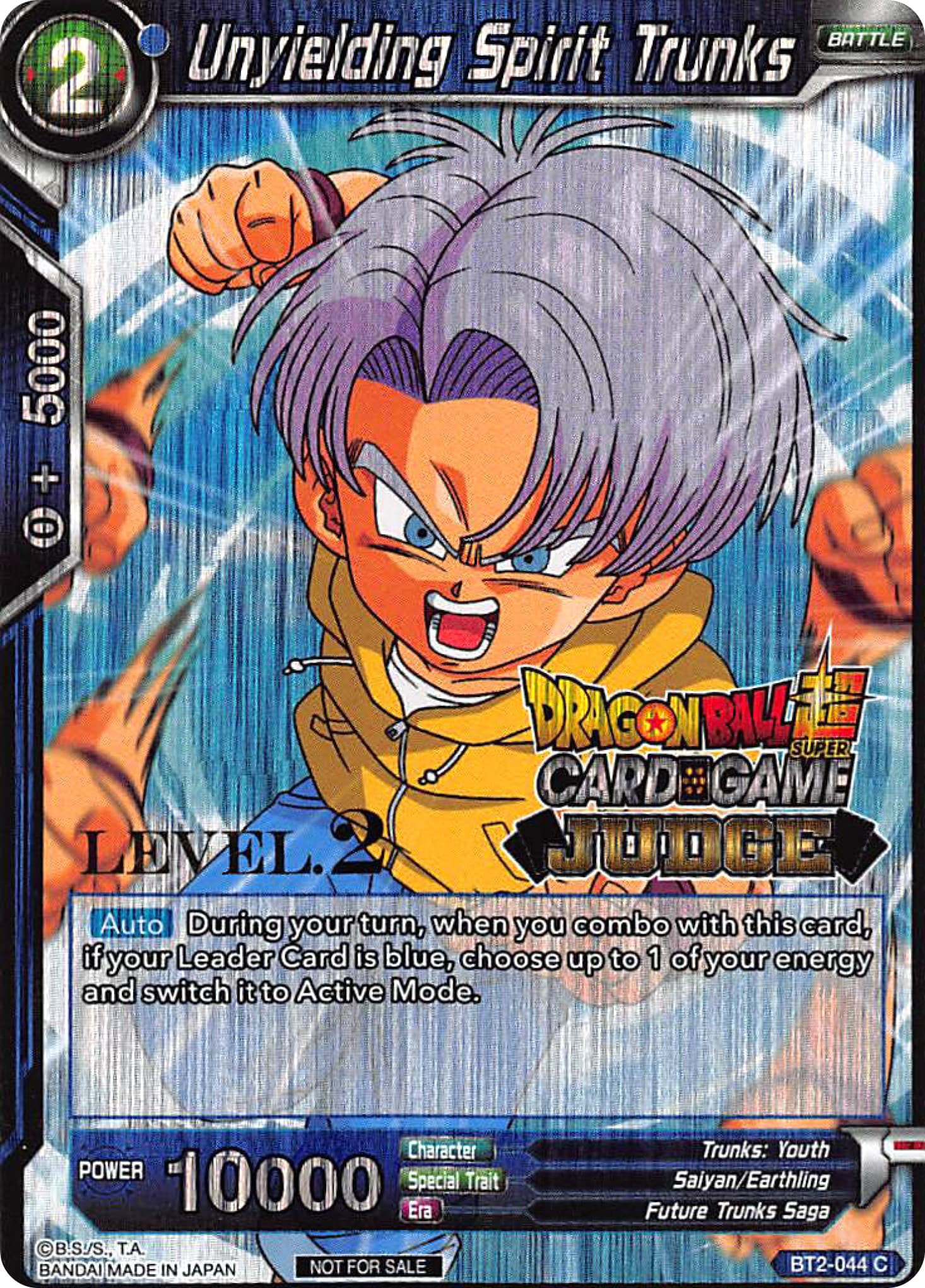 Unyielding Spirit Trunks (Level 2) — Judge Promotion Cards card