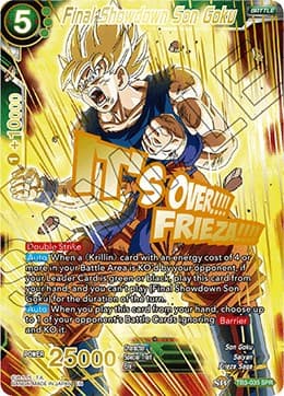 Final Showdown Son Goku (SPR) — Clash of Fates card