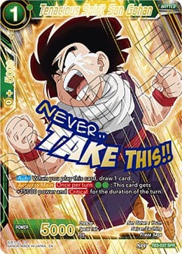 Tenacious Spirit Son Gohan (SPR) — Clash of Fates card