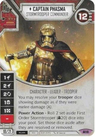 Captain Phasma - Stormtrooper Commander (Card Only) — Convergence card
