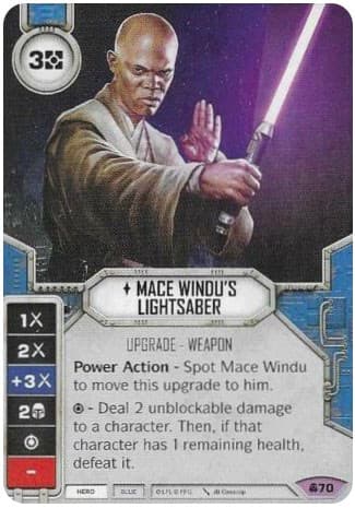 Mace Windu's Lightsaber — Convergence card