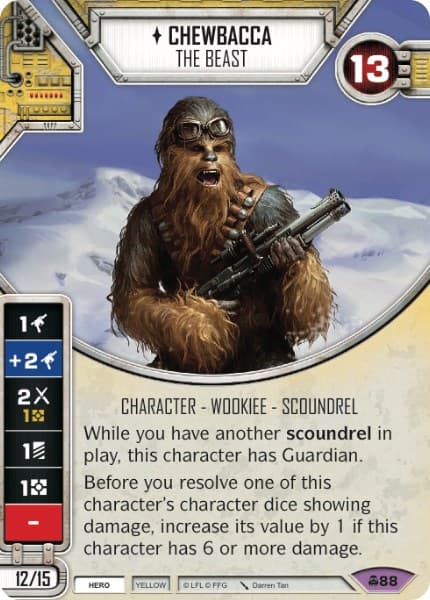 Chewbacca - The Beast — Convergence card