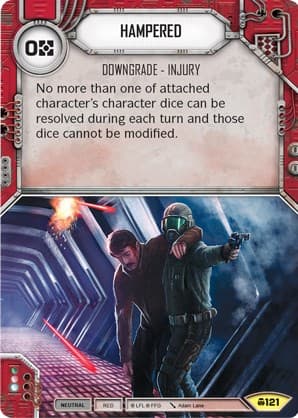 Hampered — Convergence card