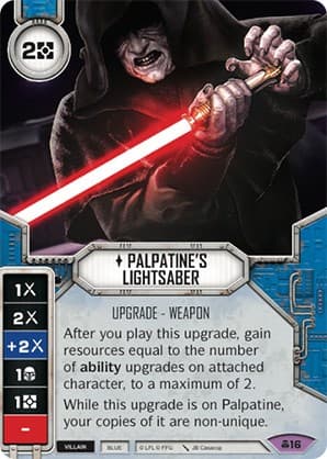 Palpatine's Lightsaber — Convergence card