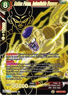 Golden Frieza, Indomitable Emperor (SPR) — Destroyer Kings card