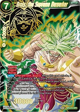 Broly, the Supreme Berserker (SPR) — Destroyer Kings card