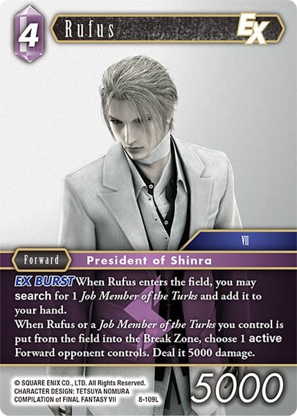 Rufus EX — Opus VIII card