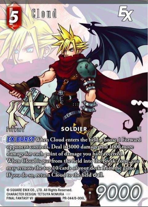 Cloud EX - PR-044/8-006L — FF: Promo Cards card