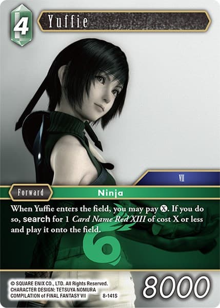 Yuffie (Starter) — Opus VIII card