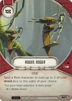 Roger, Roger — Convergence card