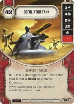 Defoliator Tank — Convergence card