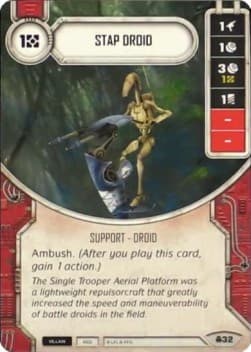 Stap Droid — Convergence card