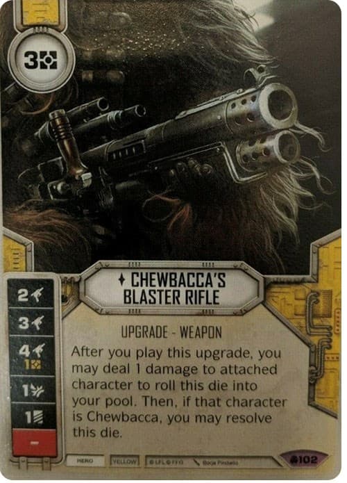 Chewbacca's Blaster Rifle — Convergence card