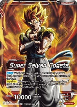 Super Saiyan Gogeta // SSB Gogeta, Fusion Transcendent — Promotion Cards card