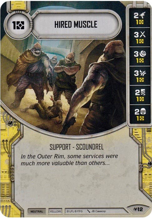 Hired Muscle — Allies of Necessity card