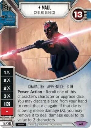 Maul - Skilled Duelist — Spark of Hope card