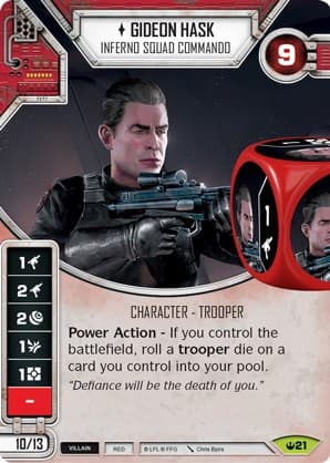 Gideon Hask - Inferno Squad Commando — Spark of Hope card