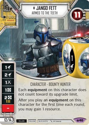Jango Fett - Armed To The Teeth — Spark of Hope card