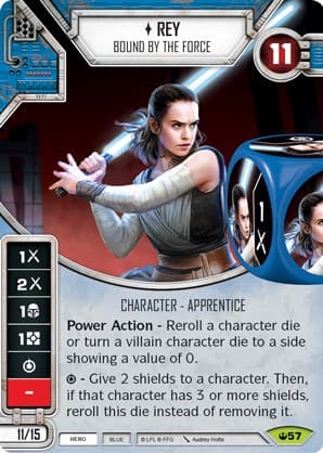 Rey - Bound By The Force — Spark of Hope card