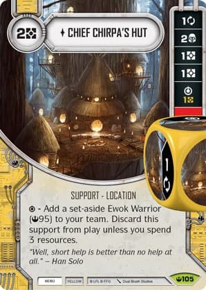 Chief Chirpa's Hut — Spark of Hope card