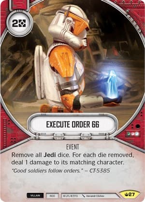 Execute Order 66 — Spark of Hope card