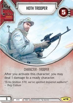 Hoth Trooper — Spark of Hope card