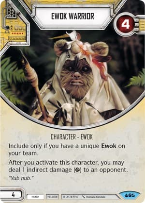 Ewok Warrior — Spark of Hope card