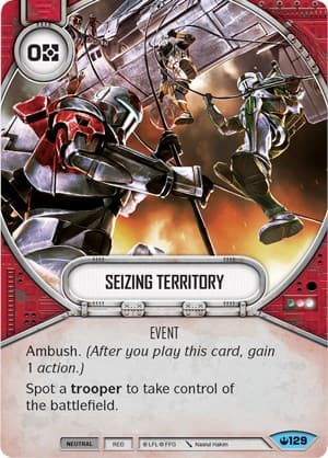 Seizing Territory — Spark of Hope card