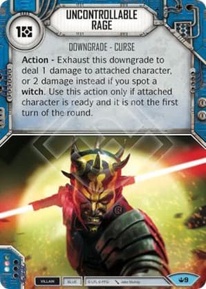 Uncontrollable Rage — Spark of Hope card