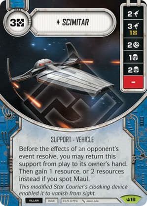 Scimitar (Card Only) — Spark of Hope card