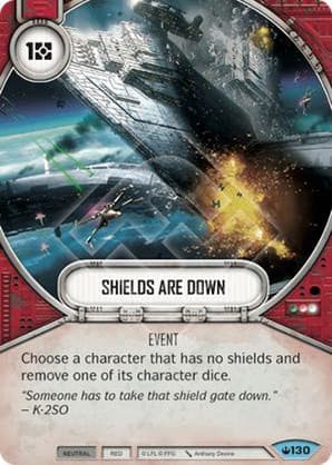 Shields Are Down — Spark of Hope card