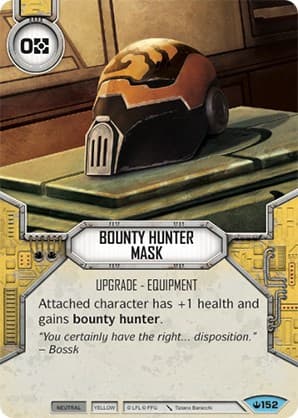 Bounty Hunter Mask — Spark of Hope card