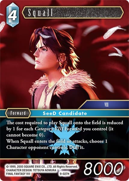 Squall — Opus IX card