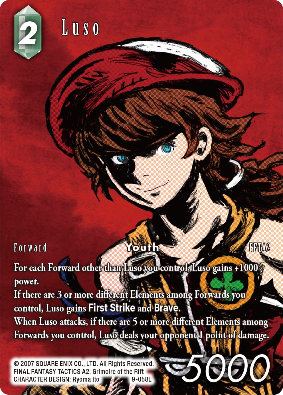 Luso (Full Art) — Opus IX card