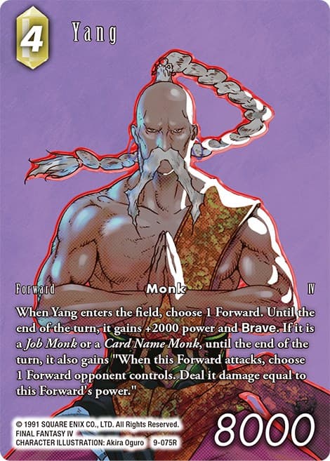 Yang (Full Art) — Opus IX card