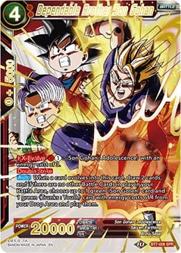Dependable Brother Son Gohan (SPR) — Assault of the Saiyans card