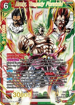 Broly, Tragedy Foretold (SPR) — Assault of the Saiyans card