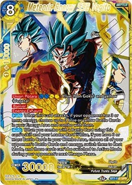 Meteoric Energy SSB Vegito (SPR) — Assault of the Saiyans card
