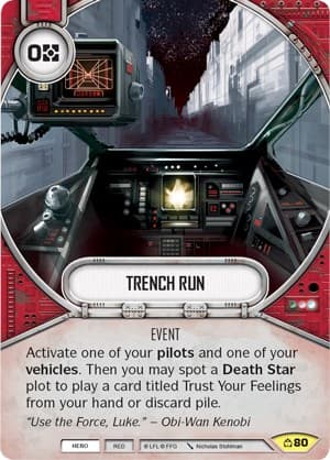 Trench Run — Covert Missions card