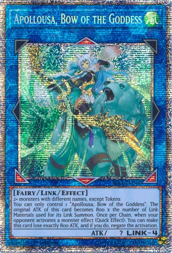 Apollousa, Bow of the Goddess (Starlight Rare) — Rising Rampage card