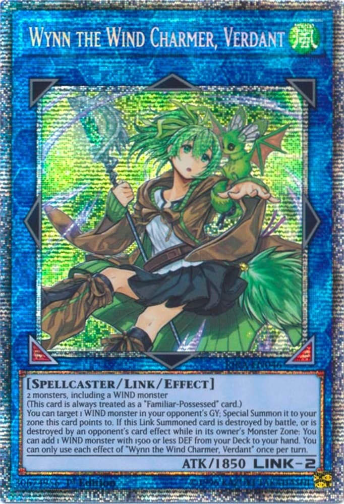 Wynn the Wind Charmer, Verdant (Starlight Rare) — Rising Rampage card