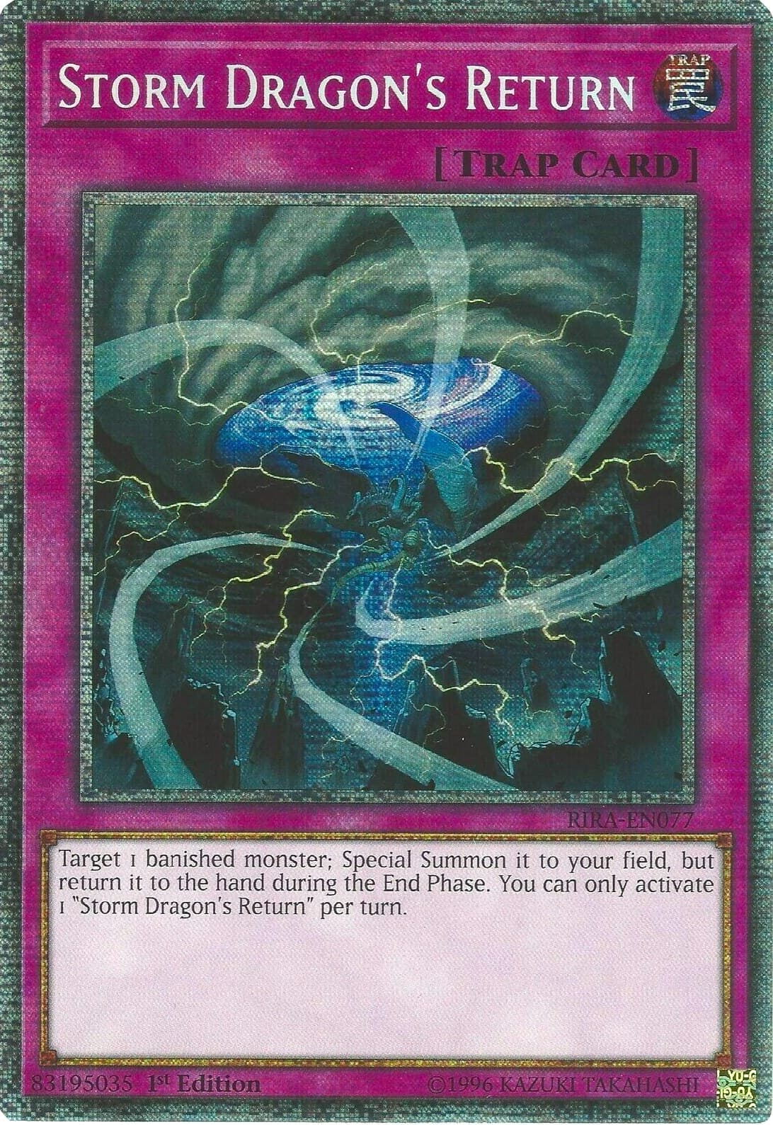 Storm Dragon's Return (Starlight Rare) — Rising Rampage card