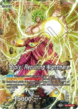 Broly // Broly, Recurring Nightmare — Assault of the Saiyans Pre-Release Cards card