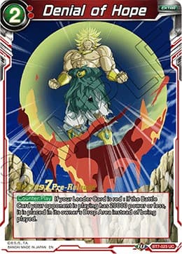 Denial of Hope — Assault of the Saiyans Pre-Release Cards card